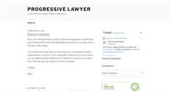 Desktop Screenshot of progressivelawyer.com