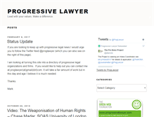 Tablet Screenshot of progressivelawyer.com